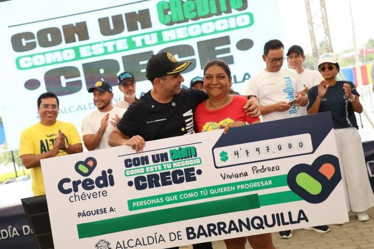 CrediChévere benefició a más de 2.700 pequeños comerciantes en Barranquilla