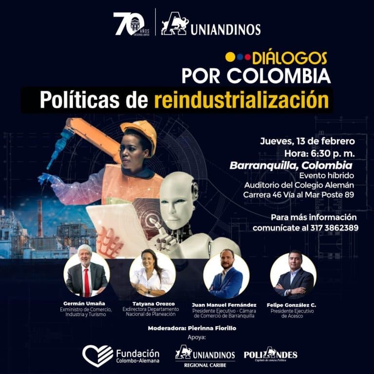 “Diálogos por Colombia” en Barranquilla: desafíos y oportunidades para revitalizar la industria nacional, Foro de Uniandinos