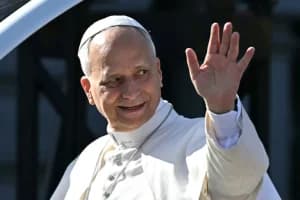 El papa León XVI ofició una misa ante más de un millón de fieles en Madrid