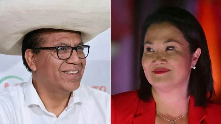 Elecciones en Perú: Roberto Sánchez adelanta a Keiko Fujimori en reñido recuento de votos para la presidencia