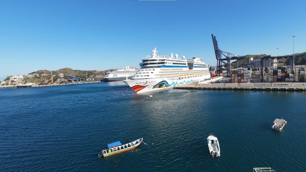 En 2 cruceros, más de 3 mil visitantes internacionales arribaron a Santa Marta