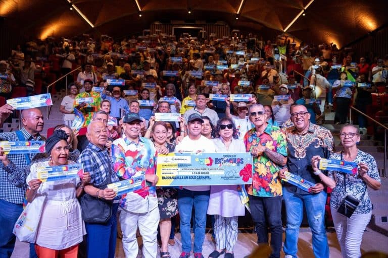 Entregan más de $9.000 millones a ganadores de Portafolio de Estímulos del Carnaval 2025