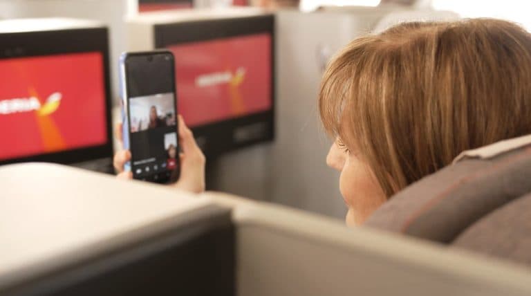 Iberia estrena WiFi gratuito de alta velocidad con tecnología Starlink