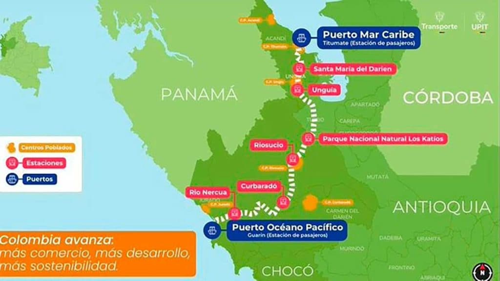 Petro ordena priorizar estudios del Tren Interoceánico en el Chocó