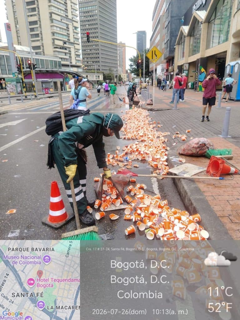 Promoambiental Distrito retiró cerca de 5 toneladas de residuos, tras la Media Maratón de Bogotá