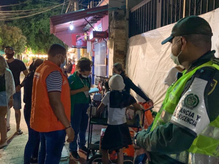 21 niños rescatados de la mendicidad en Santa Marta fueron entregados al ICBF