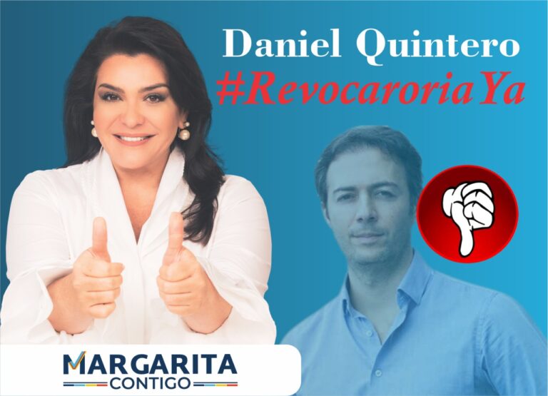 Margarita Restrepo agita la campaña “Medellín necesita revocatoria ya” Margarita Restrepo agita la campaña “Medellín necesita revocatoria ya”