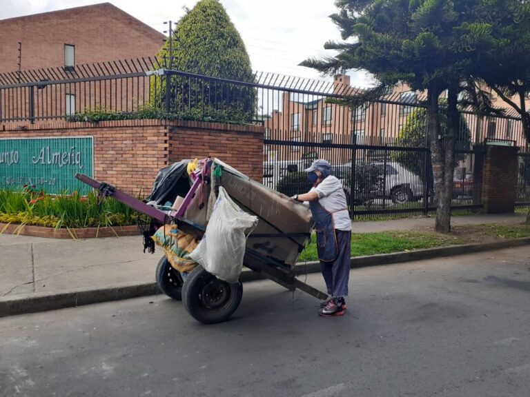 Marzo 1, día del reciclador, Pinta Echando Carreta