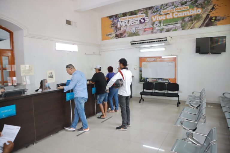 Facilitan medios para el pago de impuestos en Santa Marta Facilitan medios para el pago de impuestos en Santa Marta