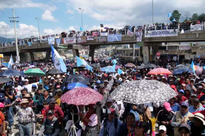 PROTESTAS EN GUATEMALA