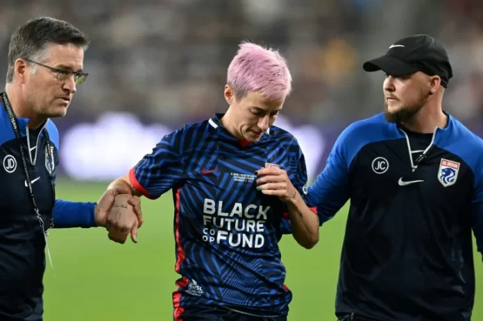 Megan Rapinoe se lesiona