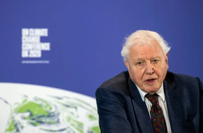 El conservacionista británico David Attenborough