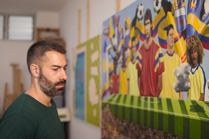 Samsung Art Store y Esteban Ocampo