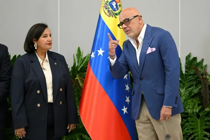 diputado y opositora venezuela